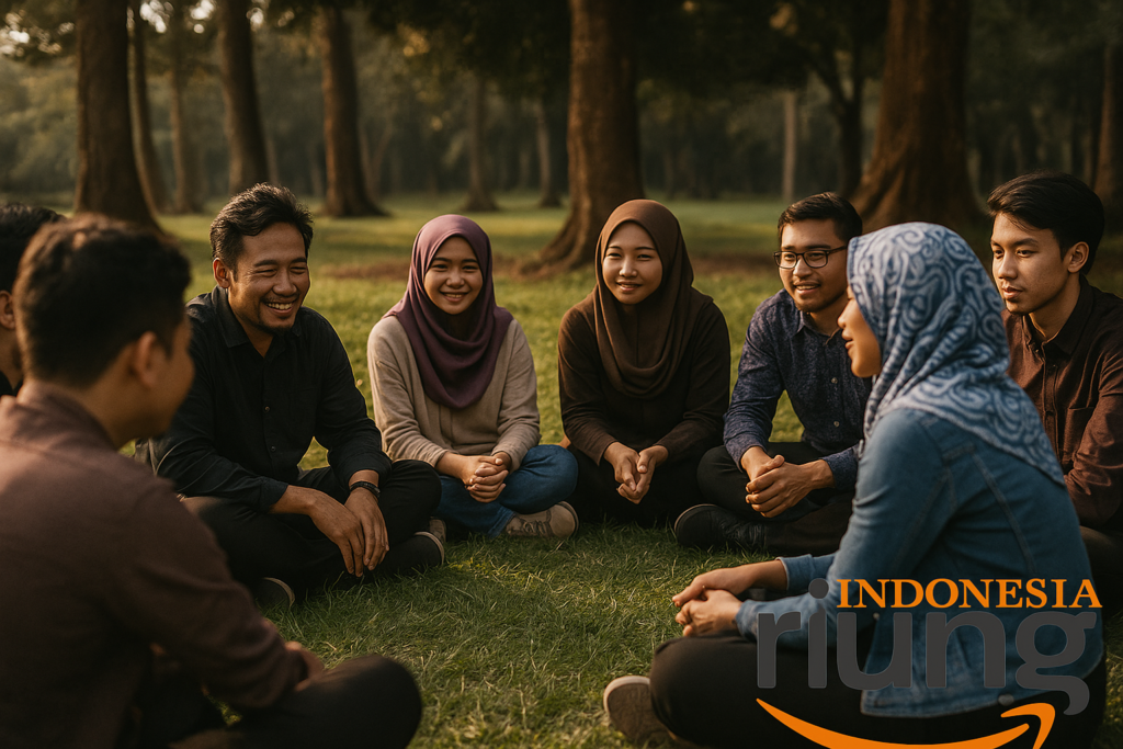 Diskusi karyawan di Cigwa Megamendung