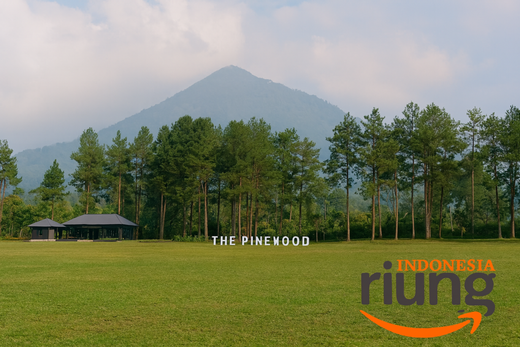 Area luar hotel yang digunakan untuk aktivitas outing