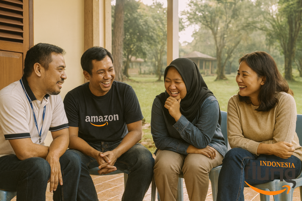 Outing perusahaan di Pondok Remaja PGI Puncak