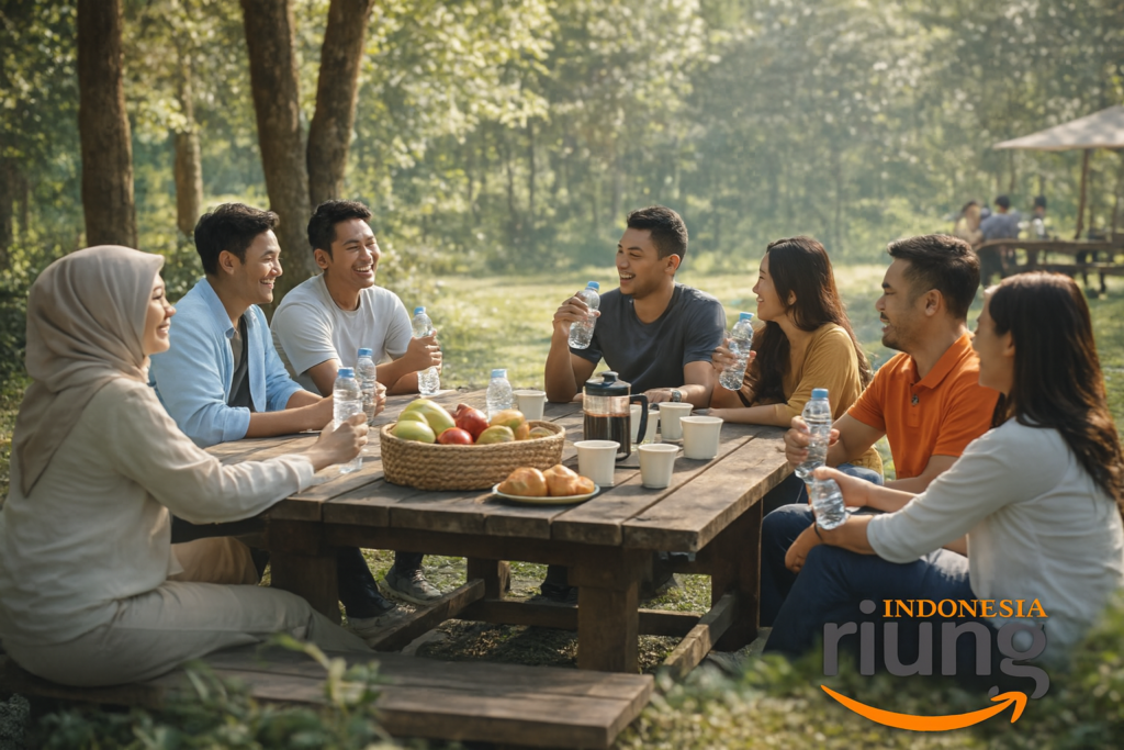 Outing perusahaan di Rizen Premiere Hotel Puncak