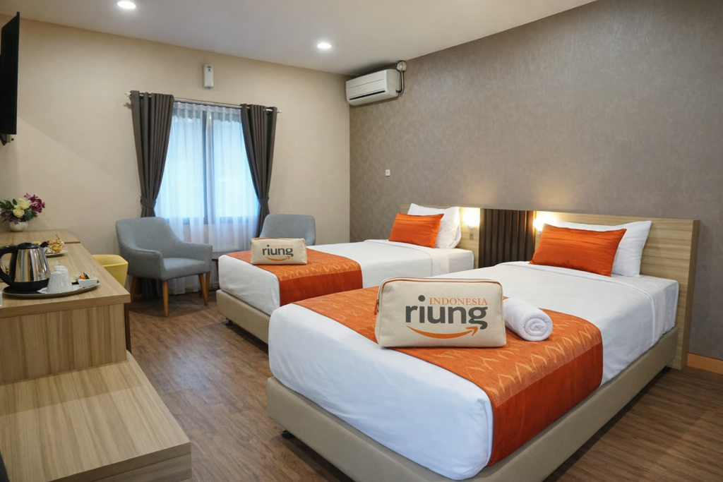 Fasilitas kamar di JSI Resort Megamendung