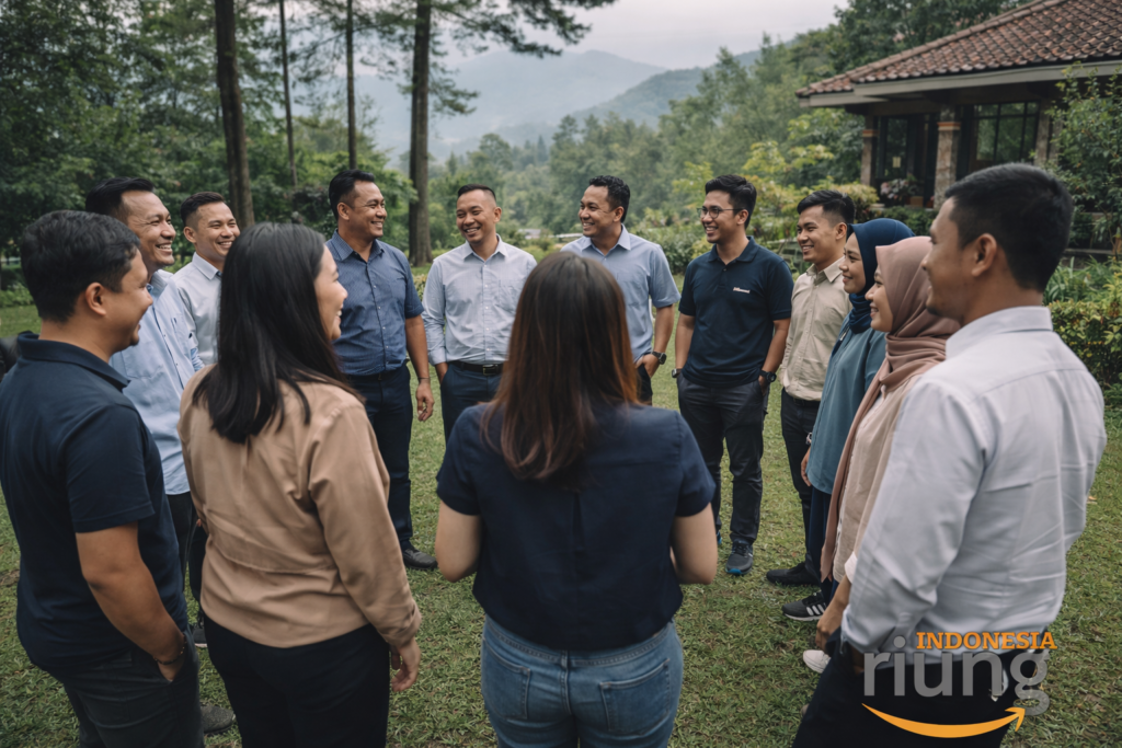 Gathering perusahaan di griya inkoppabri puncak