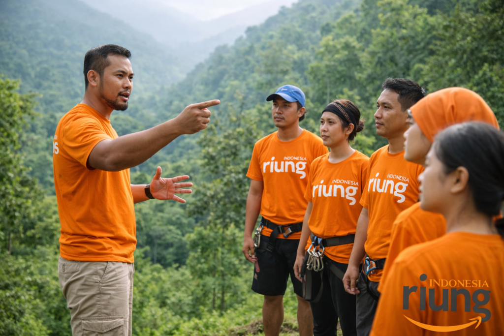 Outbound kepemimpinan di Puncak Bogor