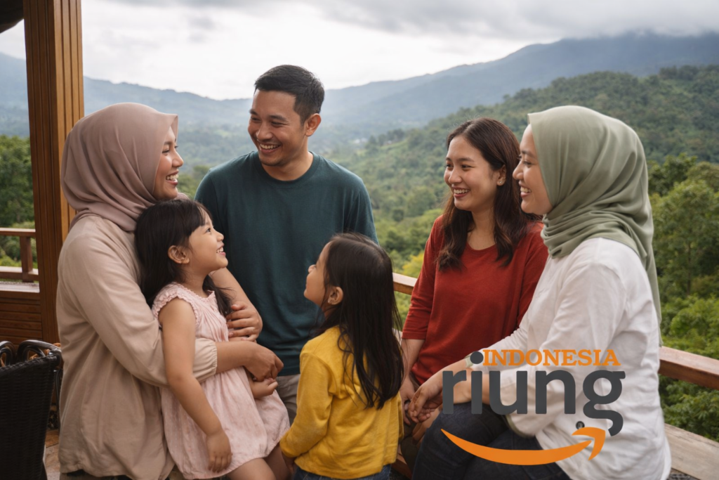 Suasana gathering di Megamendung Permai