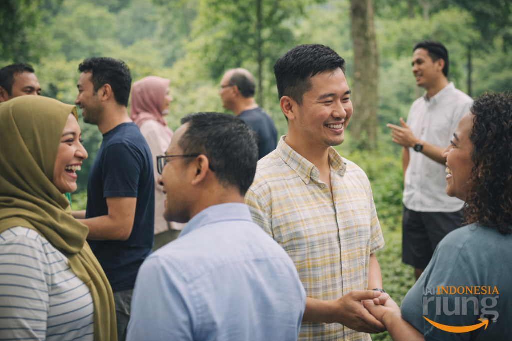 Suasana kawasan Pancawati Bogor untuk gathering