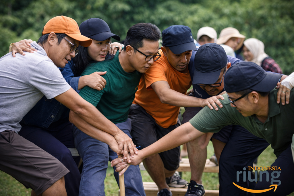 Outbound team building di Pancawati Bogor