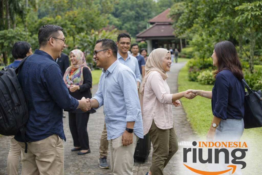 Suasana resort The Village Bogor yang nyaman untuk gathering