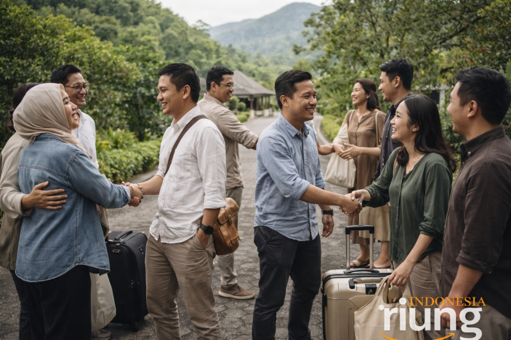 Kegiatan gathering di Tjapoeng Resort Pancawati Bogor