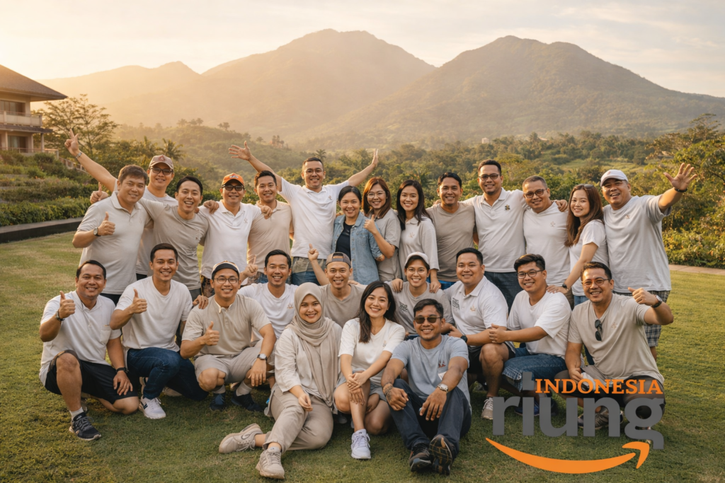 Sesi foto bersama di Pullman Ciawi Vimala Hills