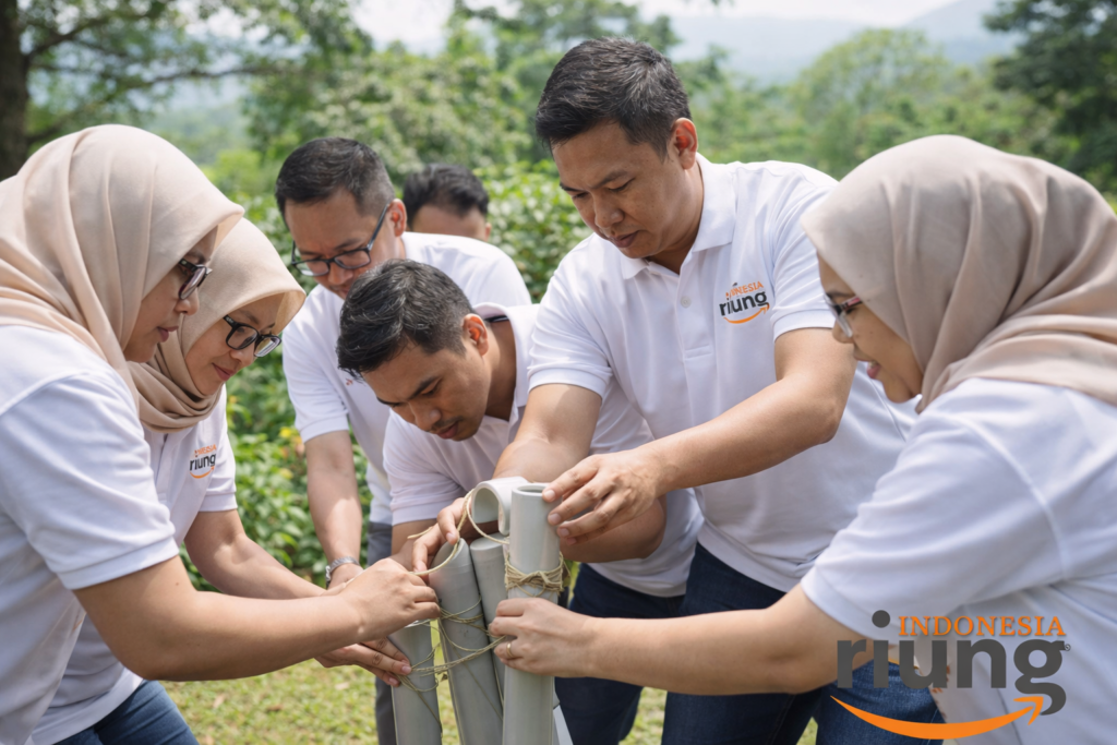 Fun games outbound perusahaan di Pullman Ciawi Vimala Hills