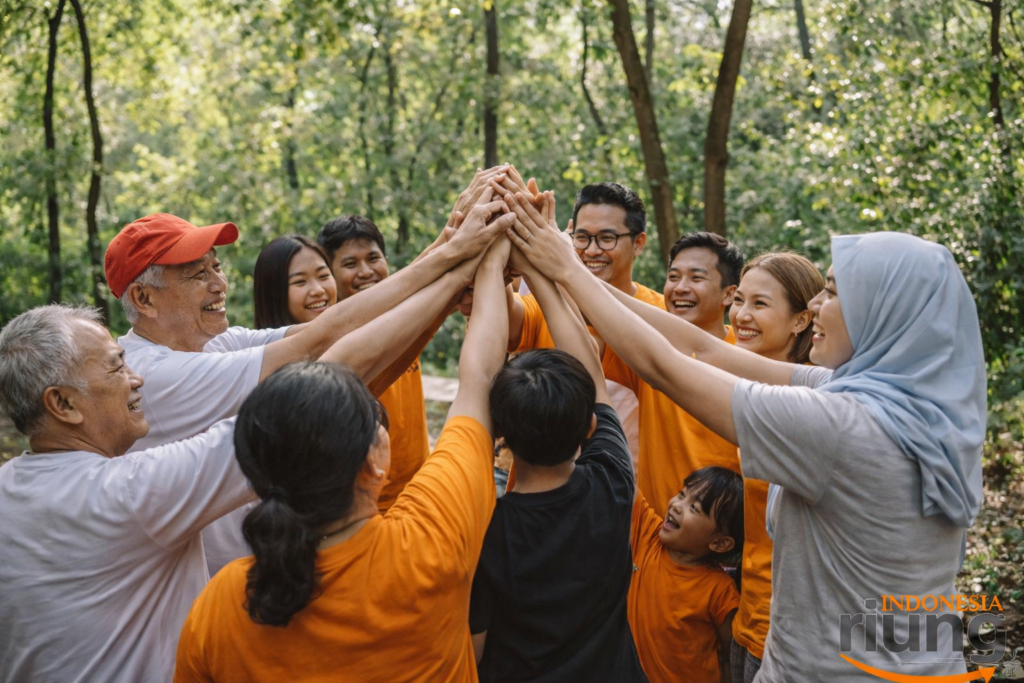 Outbound perusahaan dengan aktivitas kelompok inklusif