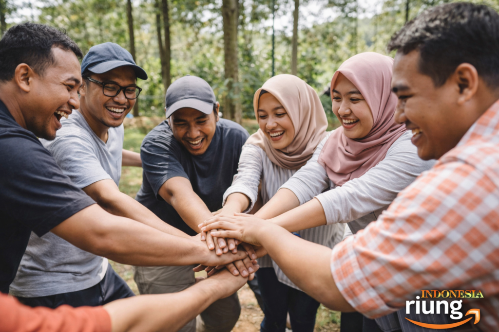 Outbound ringan yang aman dan inklusif sebagai selingan gathering di Padi resort