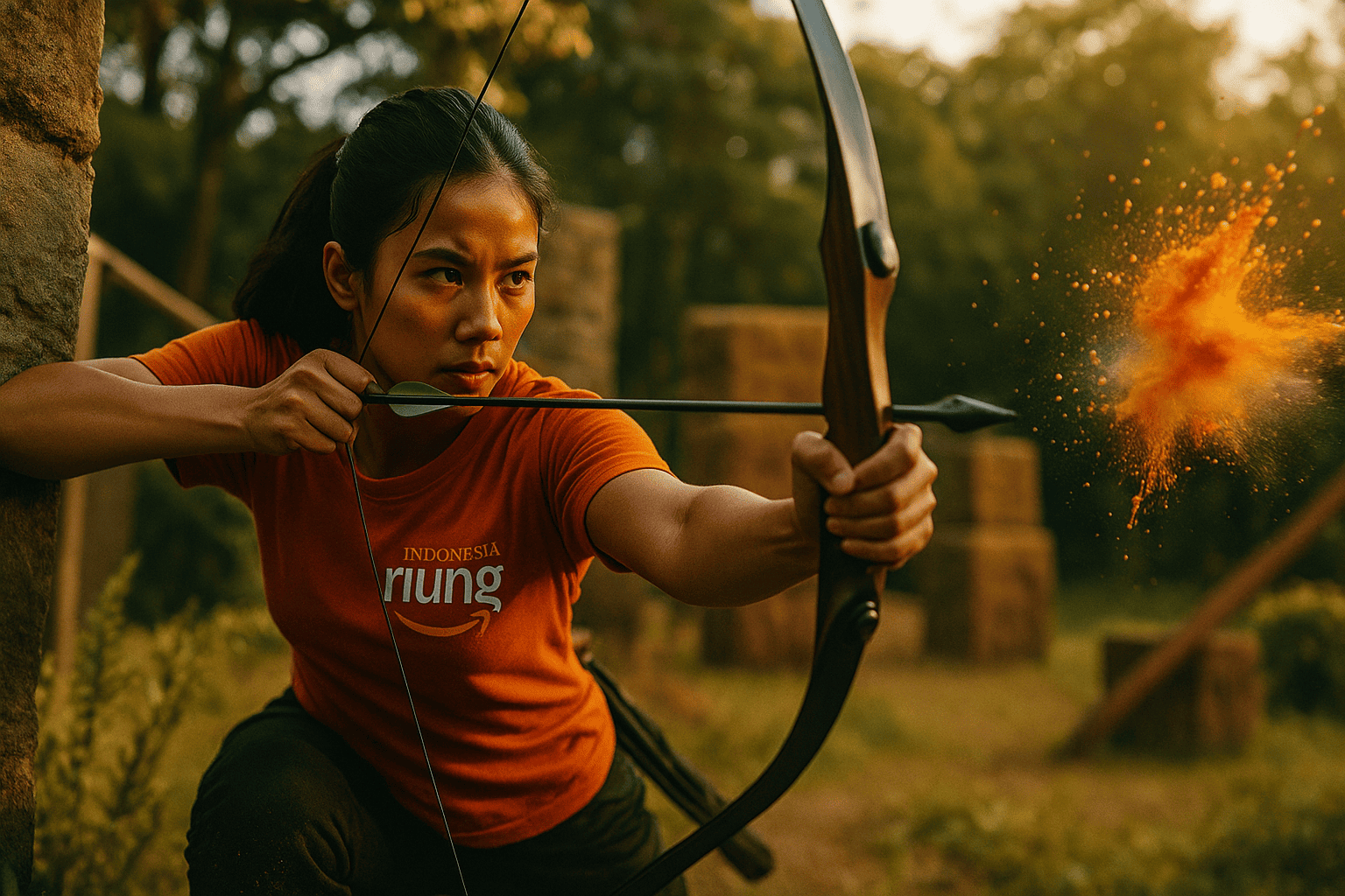 Outing archery Puncak Bogor Sentul gathering outbound memberikan pengalaman kompetitif aman