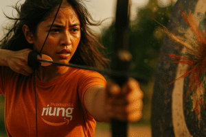 Outbound archery Puncak Bogor Sentul event gathering mengajarkan nilai strategi dan presisi.