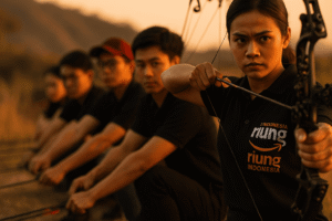 Archery Puncak Bogor Sentul outing outbound event meningkatkan semangat juang perusahaan.