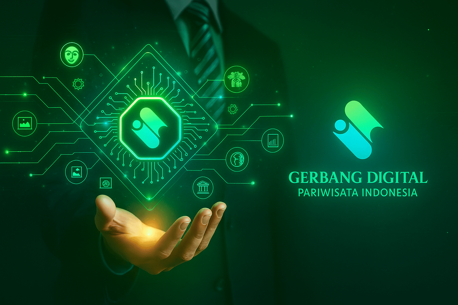 Hand of Gerbang Digital Pariwisata