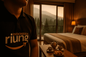 Resort Riung Indonesia kawasan Sentul memadukan kenyamanan akomodasi dan ruang event; mendukung Outing, outbond ringan, dan rekreasi; akses ring road Bogor Raya cepat.