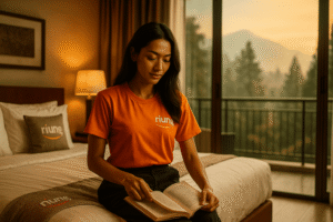 Vila Riung Indonesia Sentul menghadirkan desain hangat, kamar bersih, dan pelayanan ramah; mendukung Gathering, pelatihan, serta outing; akses Bogor Raya, dekat kuliner lokal.