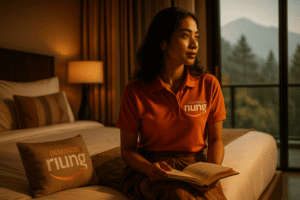 Nikmati Gathering berkualitas di Hotel Riung Indonesia area Pancawati; ruang pertemuan rapi, sound system, coffee break, staff profesional, mendukung agenda MICE dan corporate gathering efektif.