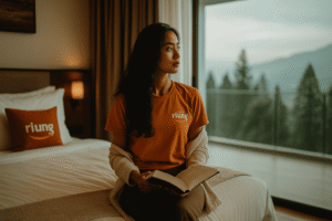 Eksplor Resort Riung Indonesia kawasan Sentul: kamar nyaman, view pegunungan, cocok untuk Outing, outing tim, dan liburan keluarga; atmosfer elegan, pelayanan sigap, sarapan lezat.