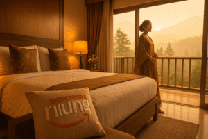 Vila Riung Indonesia Bogor Raya menghadirkan desain hangat, kamar bersih, dan pelayanan ramah; mendukung Gathering, pelatihan, serta outing; akses Bogor Raya, dekat kuliner lokal.