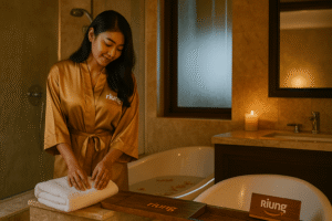 Resort Riung Indonesia di Sentul bernuansa alam, ideal untuk Outing profesional dan keluarga; fasilitas lengkap, akses mudah, pelayanan hangat, pengalaman menginap premium khas Bogor.