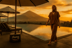 Vila Riung Indonesia kawasan Pancawati memadukan kenyamanan akomodasi dan ruang event; mendukung Gathering, outbond ringan, dan rekreasi; akses ring road Bogor Raya cepat.