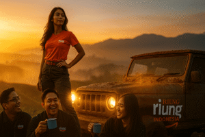 Outing gathering unik hadir melalui lintasan offroad Puncak, Bogor, Sentul, Bodogol.