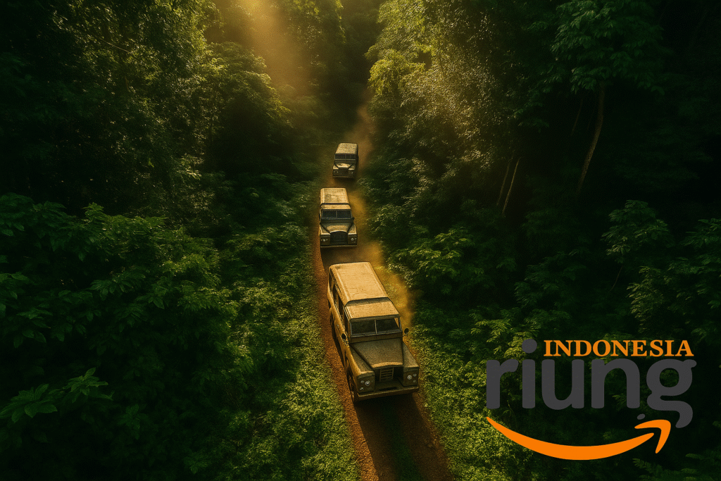 Jeep adventure untuk gathering perusahaan di Bogor