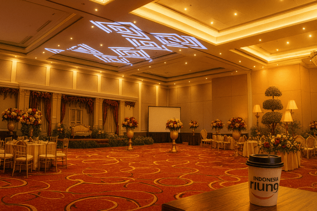 Ballroom konferensi berkapasitas besar di ASTON Sentul