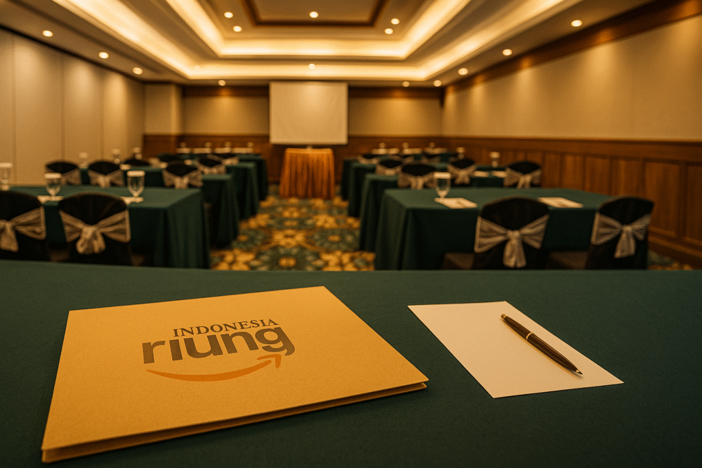 Ballroom luas untuk meeting dan acara perusahaan di Lido Lake Resort