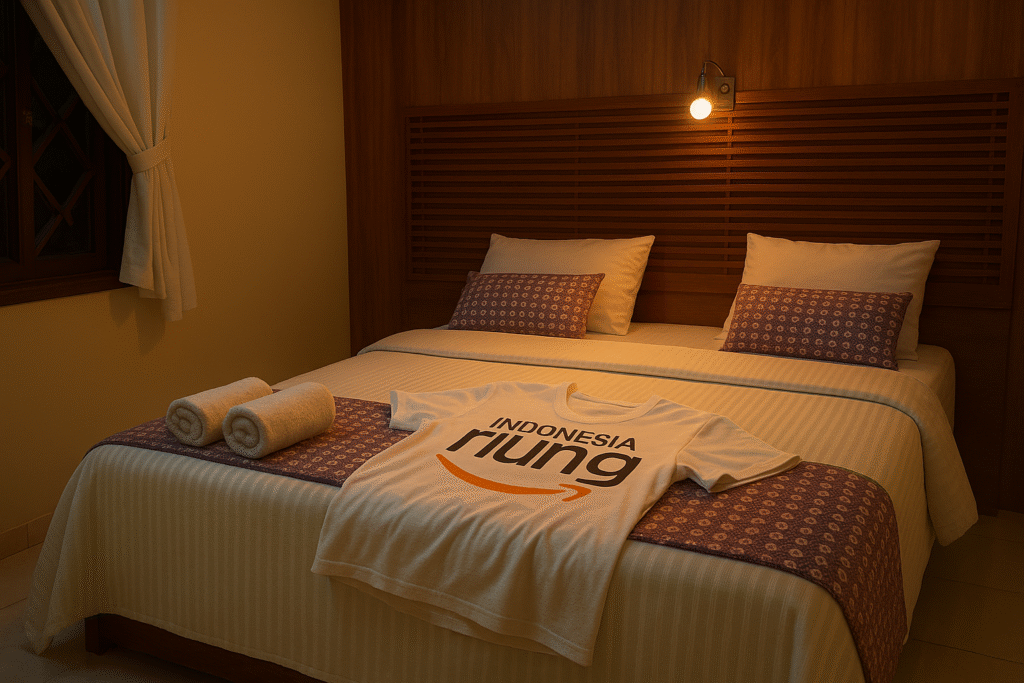 Cottage 3 kamar untuk rombongan gathering dan outing keluarga atau perusahaan