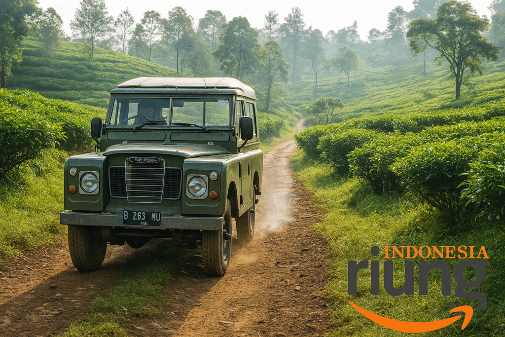 Jeep fun offroad Puncak dengan keluarga