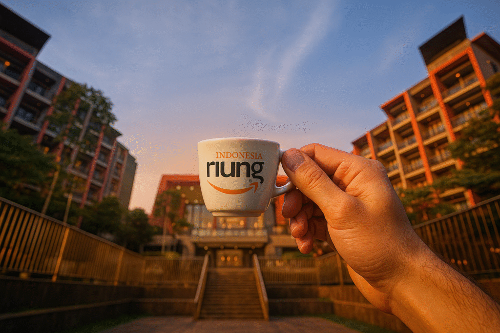 Suasana outing perusahaan di Aston Sentul Lake Resort