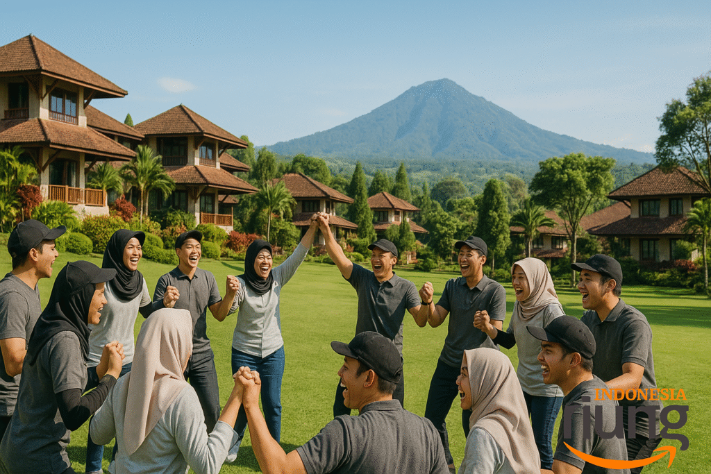 kegiatan outbound perusahaan sentul city