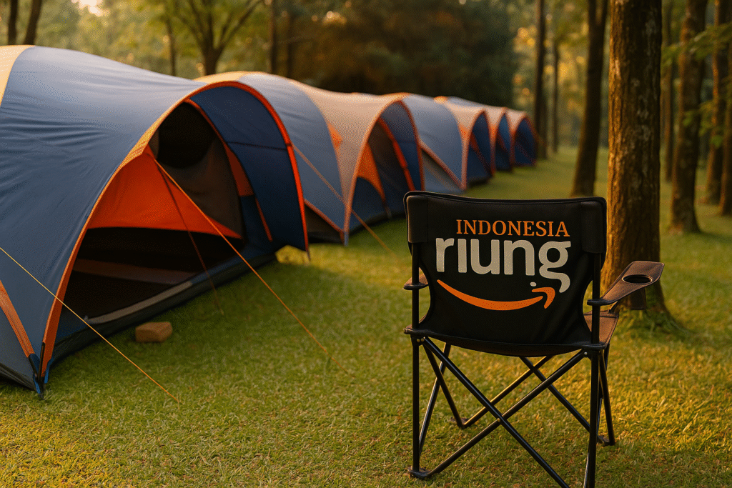 Camping ground luas untuk gathering perusahaan di Talaga Cikeas