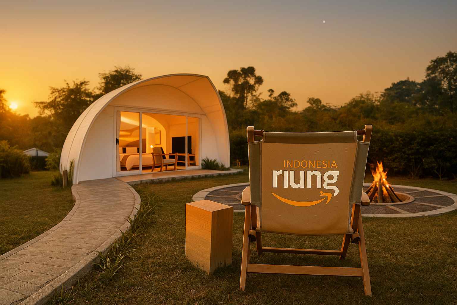 Glamping Dome dan Snail di Teras Bhumi Puncak