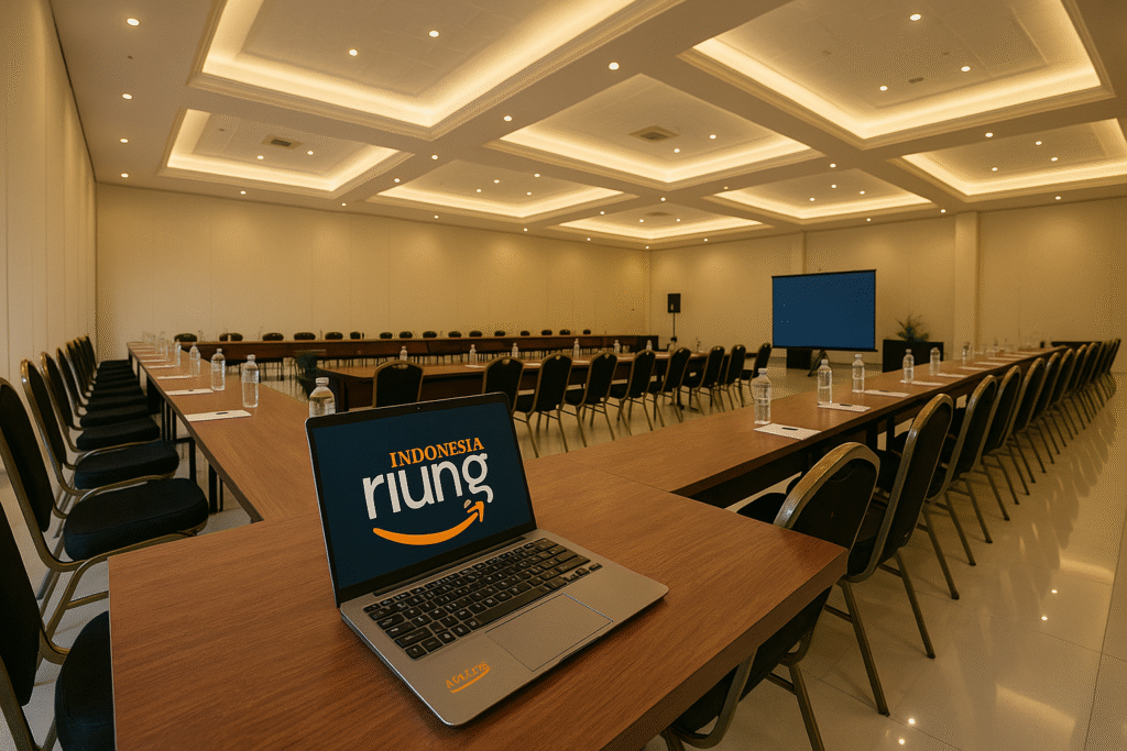 Ballroom untuk gathering perusahaan dan outing korporat di Sentul, kapasitas besar dan fleksibel