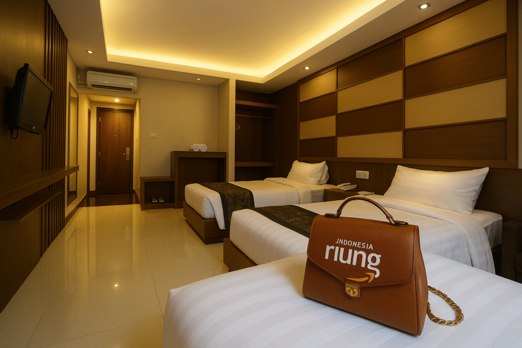 Kamar hotel Grand Mulya Bogor untuk rombongan gathering dan outing perusahaan di Sentul