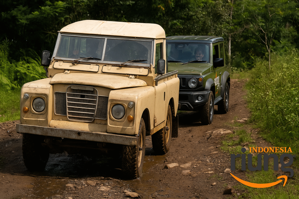Konvoi jeep fun adventure Puncak