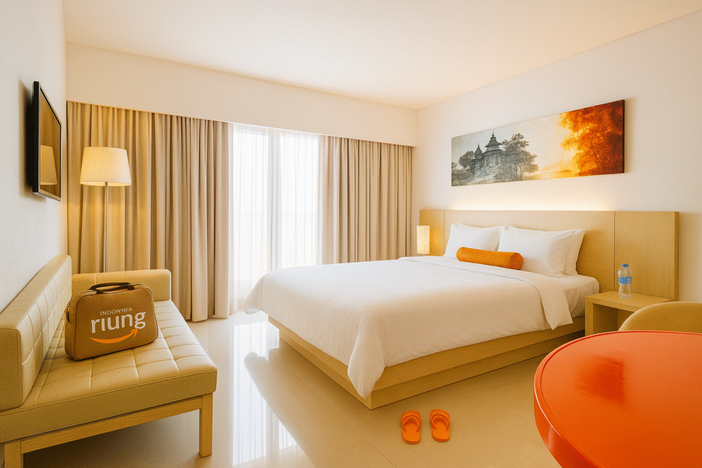 Kamar nyaman di Harris Hotel Sentul untuk liburan dan gathering