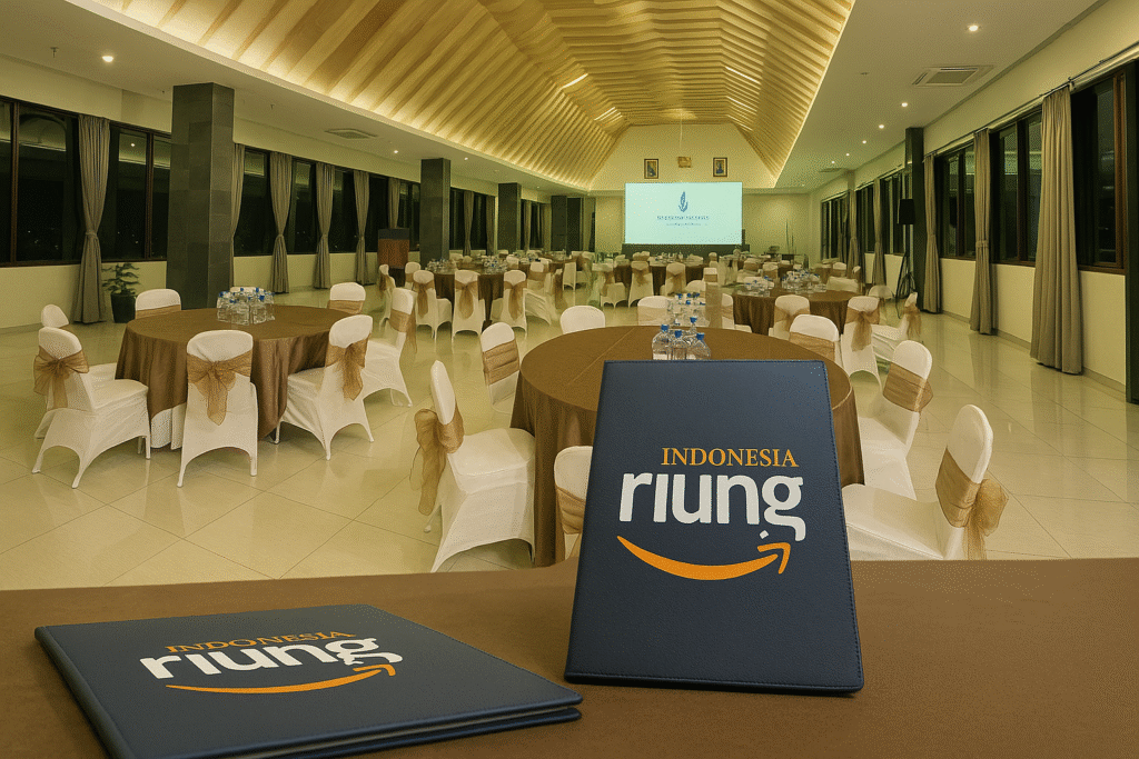 Ruang meeting modern di Hotel Gathering Bogor Green Forest