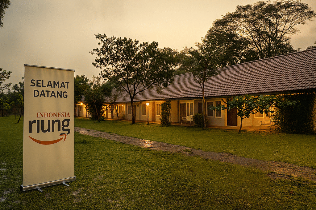 Villa luas untuk acara gathering di Hotel Gathering Bogor Green Forest