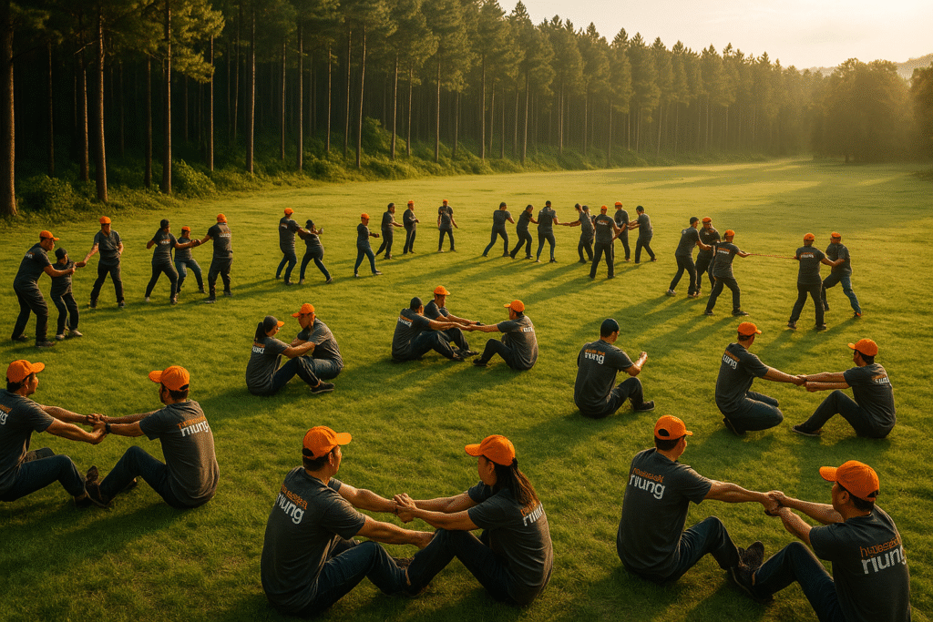 kegiatan outbound di pesona alam resort