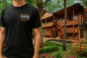 Jambuluwuk Puncak Resort dengan panorama pegunungan dan vila kayu
