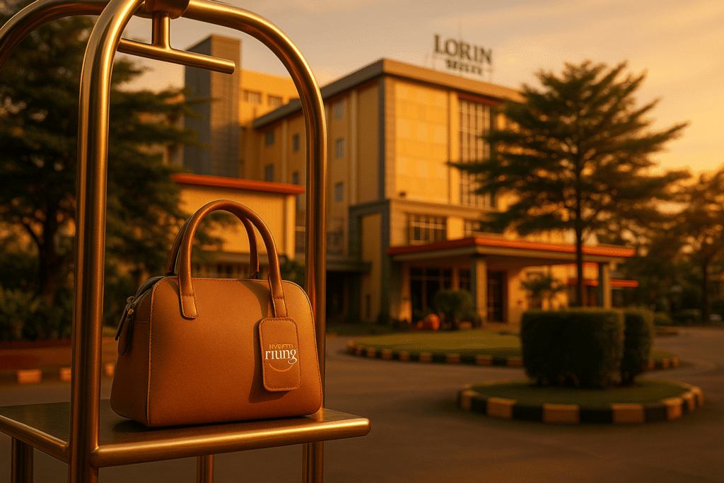 Fasad Lorin Sentul Hotel di kawasan Sentul