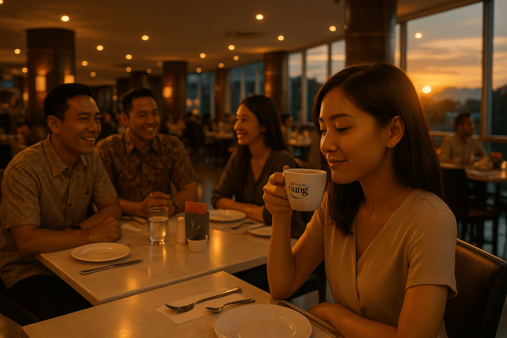 Restoran dengan menu Indonesia dan internasional di Lorin Sentul Hotel