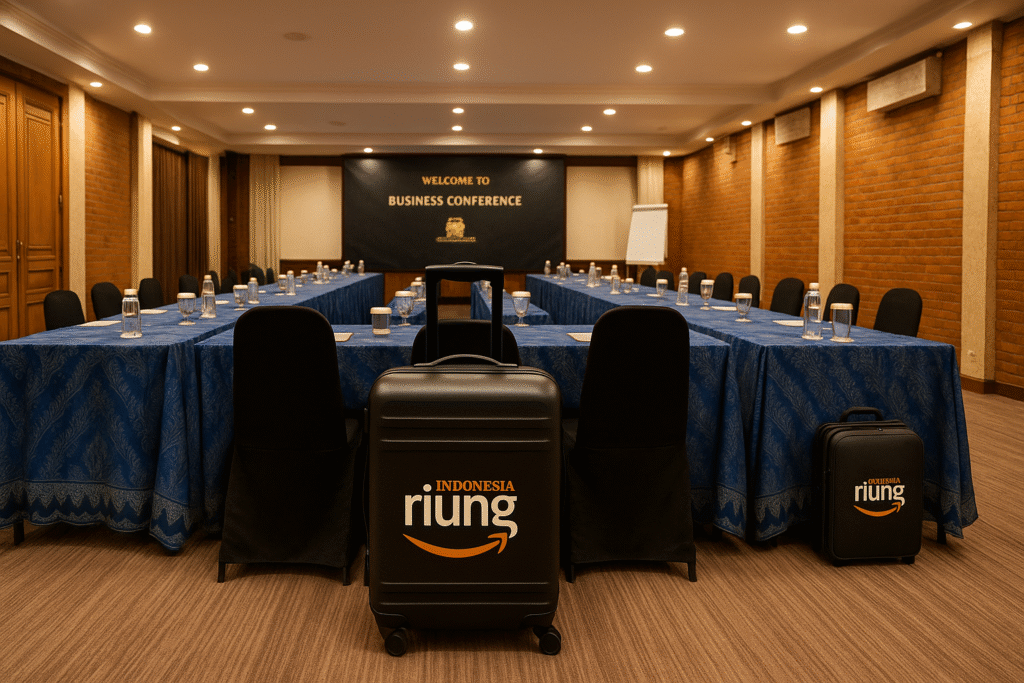 meeting perusahaan di saung dolken bersama riung indonesia