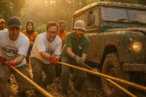 Jalur offroad Cisadon dan Hambalang di Sentul