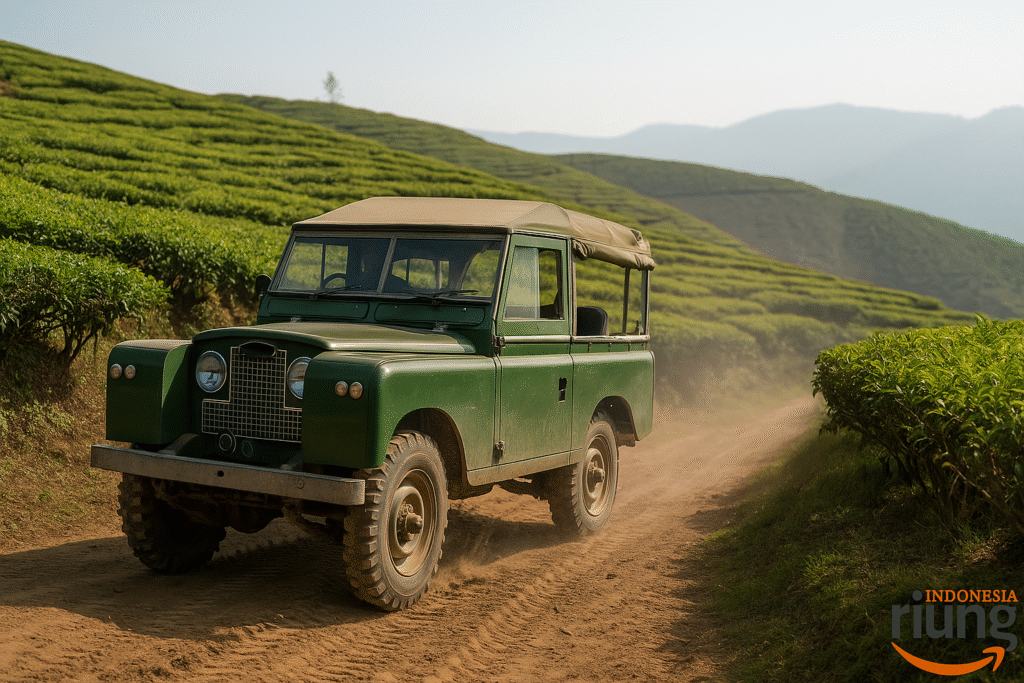 Pemandangan kebun teh Citeko